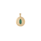 Enchanted Ojo de Gato Emerald Pendant