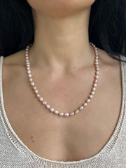 Alina Pink Pearl Necklace
