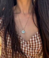 Iris Pendant Maris Aquamarine