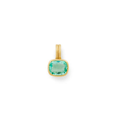 Iris pendant Colombian emerald