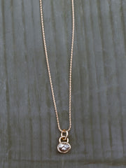 Mele Pendant Sage Tourmaline