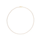 Selene White Pearl Beaded Necklace