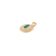 Enchanted Ojo de Gato Emerald Pendant