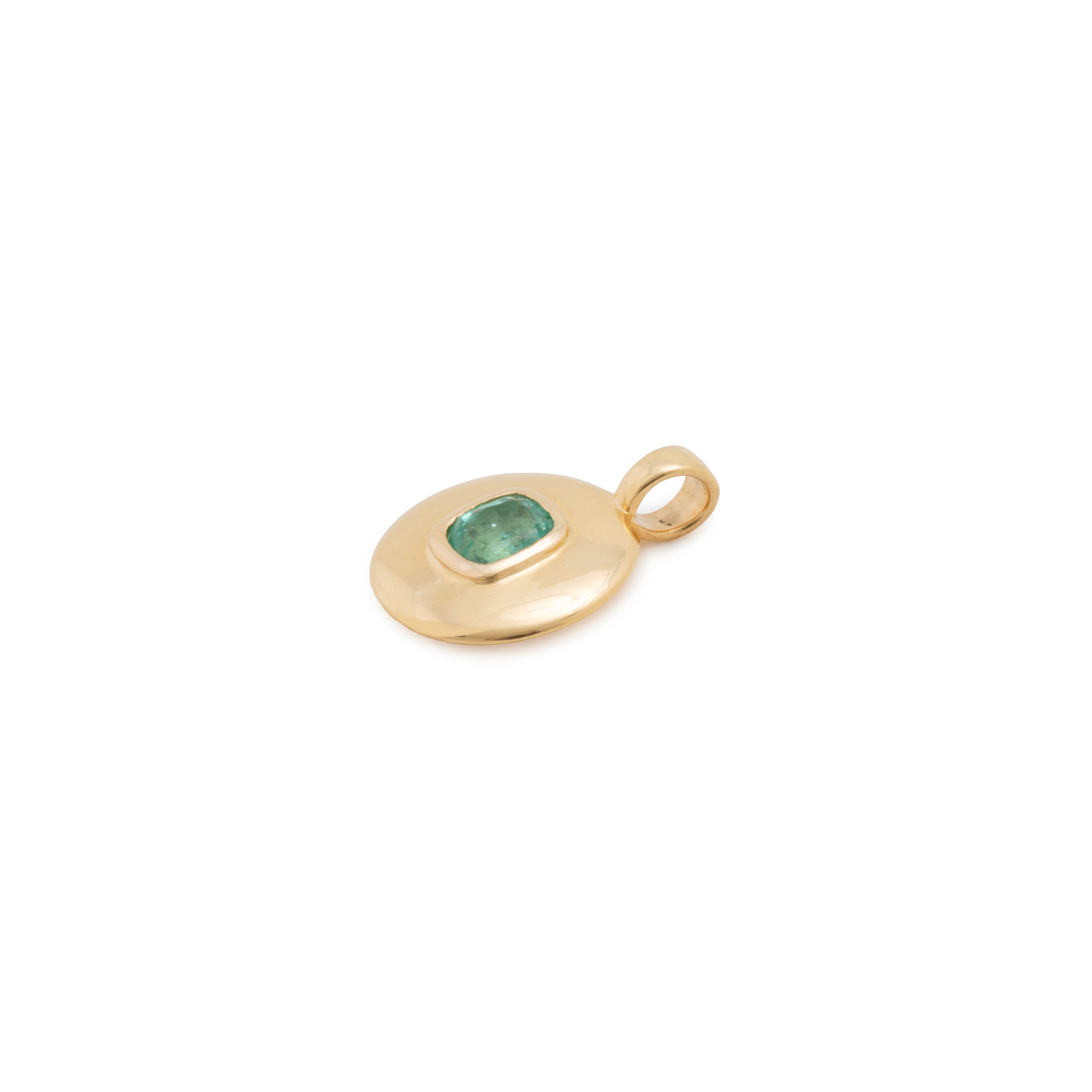 Enchanted Pendant Colombian Emerald