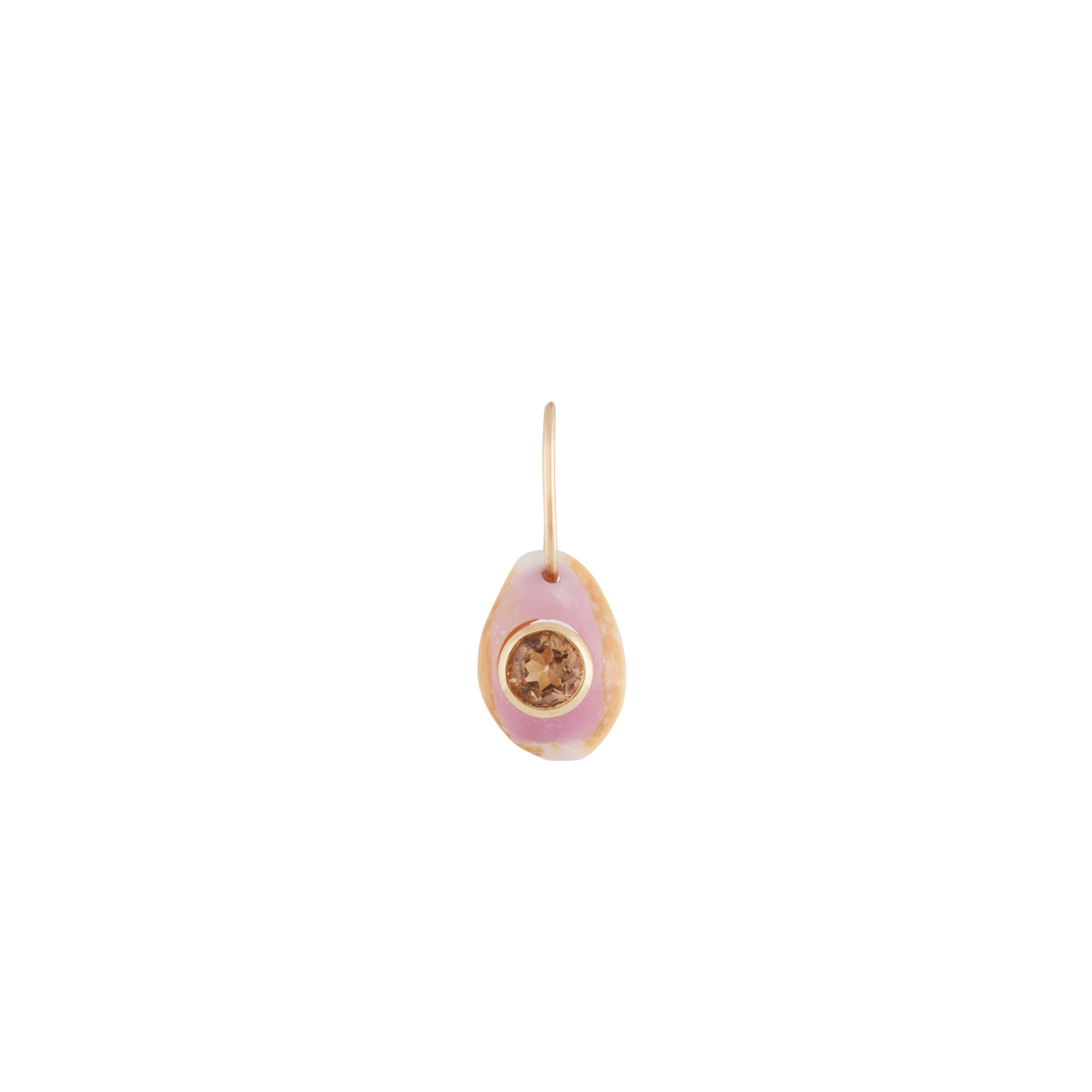 Naia Topaz Shell Pendant